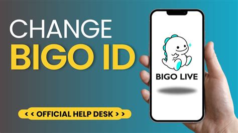 bigo id|how to change bigo id.